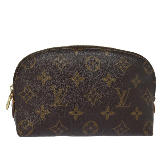 LOUIS VUITTON Monogram Pochette Cosmetic PM Cosmetic Pouch M47515 LV Auth 82206 - Picture 1 of 16